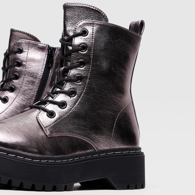 Жіночі черевики високі DeeZee WS5207-09 36 22.5 см Сріблясті (5904248024970) - зображення 4