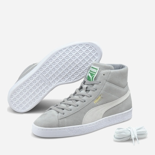 Жіночі черевики низькі Puma Suede Mid XXI 38020502 39 (6UK) 25 см Сірі (4063697608849) - зображення 6