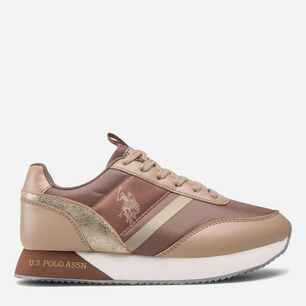 Жіночі кросівки U.S. Polo Assn Sneaker NOBIW002WBNY4 35 Бежеві (8055197313909) - зображення 1