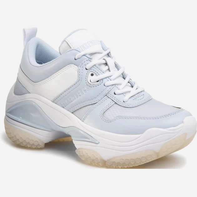 Sneakersy damskie na wysokiej platformie do kostki Bikkembergs B4BKW0092-450 39 Niebieskie (889680273962) - obraz 2