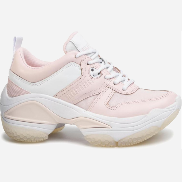 Sneakersy damskie na wysokiej platformie do kostki kolorowe Bikkembergs B4BKW0092-680 38 Różowe (889680274013) - obraz 1