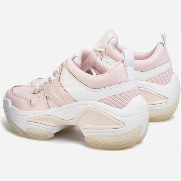 Sneakersy damskie na wysokiej platformie do kostki kolorowe Bikkembergs B4BKW0092-680 38 Różowe (889680274013) - obraz 3