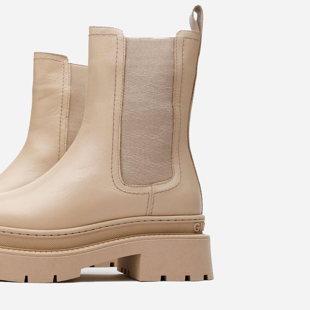 Жіночі челсі високі Gino Rossi 222FW103 38 24.8 см Темно-бежеві (5904862052960) - зображення 3
