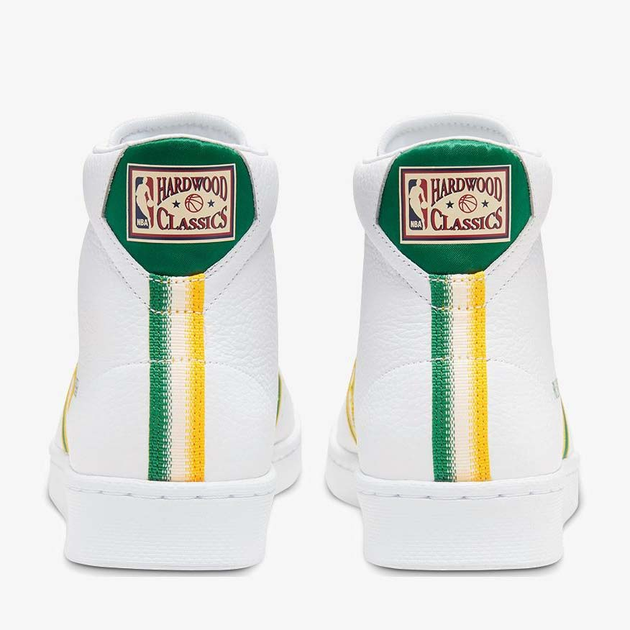 Trampki Converse Pro Leather Mid 167061C 40,5 (7,5) 25,5 cm Białe/Koniczyna/Amarillo (888757766437) - obraz 4