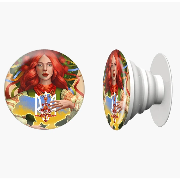 Попсокет (Popsockets) держатель для смартфона Свободна и несокрушима (8754-3772-WT) Белый - Фото 4 Попсокет (Popsockets) держатель для смартфона Свободна и несокрушима (8754-3772-WT) Белый - изображение 4