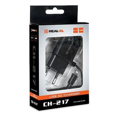 Зарядное устройство REAL-EL CH-217 black (EL123160016) - Фото 8 Зарядное устройство REAL-EL CH-217 black (EL123160016) - изображение 8