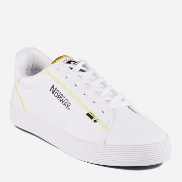 Чоловічі кеди низькі Geographical Norway GNM21102-17 44 White (8445377017022) - зображення 2