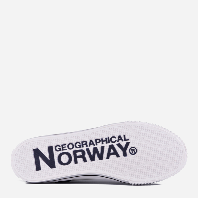 Чоловічі кеди низькі Geographical Norway GNM21103-17 41 White (8445377017138) - зображення 5