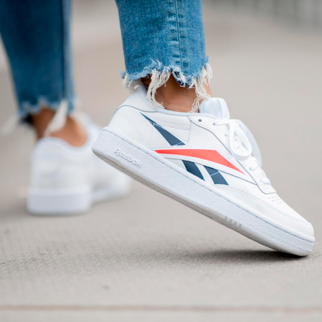 Trampki Reebok Club C 85 MU EH0640 39 (7) 25 cm Białe/CoGranatowe Scarle (4062053992929) - obraz 3