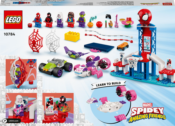 Zestaw klocków LEGO Super Heroes Marvel Impreza w siedzibie Spider-Mana 155 elementów (10784) - obraz 6