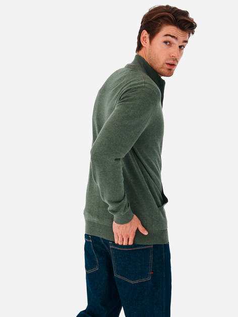 Sweter męski rozpinany z kieszeniami Tatuum Ricky T2118.616B-531 S Khaki (5900380948006) - obraz 2