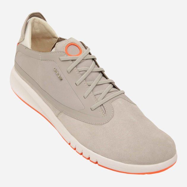 Чоловічі туфлі Geox U027FA/02211/C1010 39 Світло-сірі (8054730380361) - зображення 3