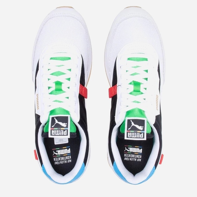 Buty sportowe damskie na platformie do kostki Puma Future Rider Wh 37338401 39 25 cm Biały/Czarny (4062453043191) - obraz 5