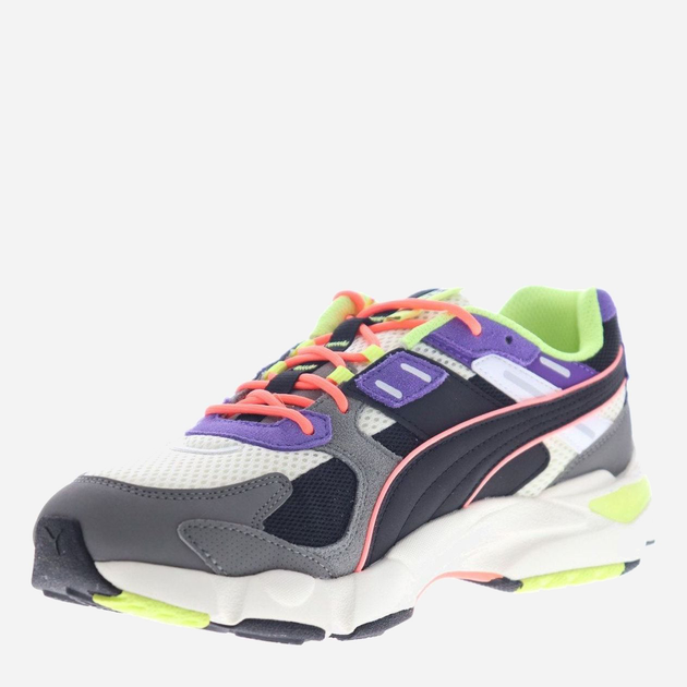 Buty sportowe męskie z siatką na platformie do kostki Puma LqdCell Extol Archive.Vio 37344201 40 25.5 cm Biały/Czarny (4062452994975) - obraz 4