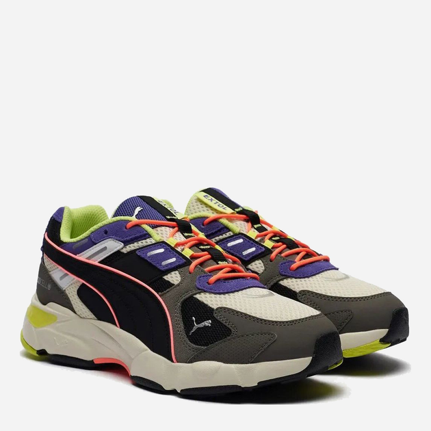 Buty sportowe męskie z siatką na platformie do kostki Puma LqdCell Extol Archive.Vio 37344201 40 25.5 cm Biały/Czarny (4062452994975) - obraz 7