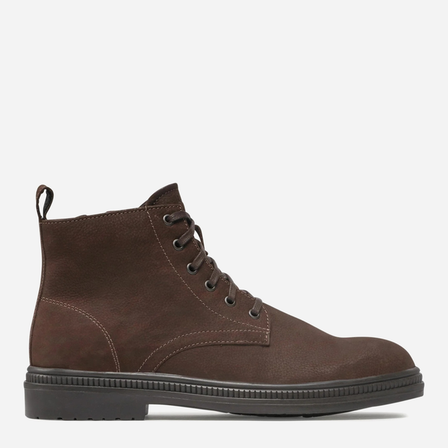 Botki męskie skórzane sznurowane Lasocki MB-MARTON-05 45 27.9 cm Ciemnobrązowe (5904862042947) - obraz 1