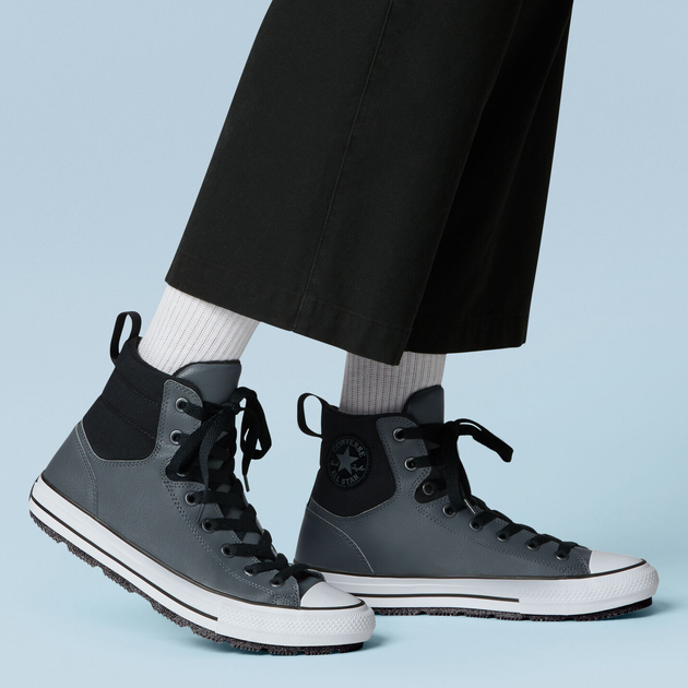 Чоловічі кеди високі Converse Chuck Taylor All Star Berkshire Boot A00720C 44.5 28.5 см Сірі (194433801942) - зображення 9