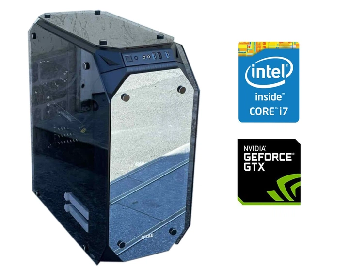 ゲーミングPC core i7-6700 8Gb GTX-1050 Игровой ПК Intel Core i7-6700 (4 (8) ядра по 3.4-4GHz) / 16GB DDR4