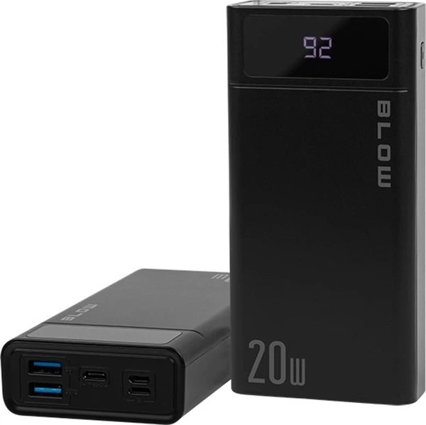 Powerbank Blow PB40A 40000 mAh Black (81-131#) - Zdjęcie 2 Powerbank Blow PB40A 40000 mAh Black (81-131#) - obraz 2