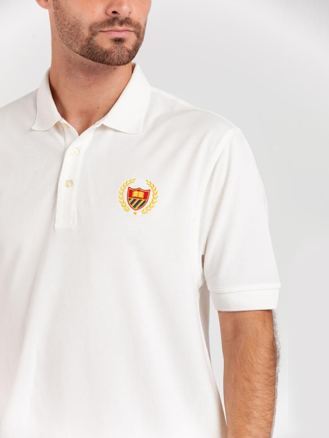 Поло чоловіче Bel-Air Athletics 30BELM707R216252-02 XL Біле (8056353008929) - зображення 3