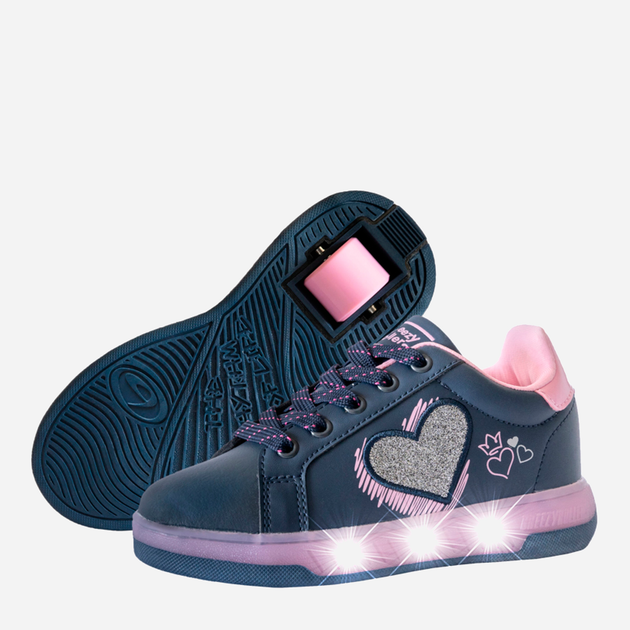 Buty sportowe na rolkach dla dzieci Breezy Rollers 2195690 30 Purpurowe (7000002527959) - obraz 1