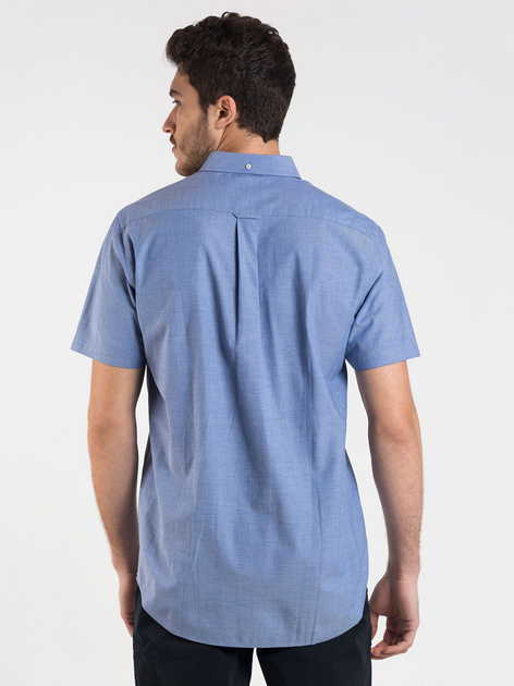 Сорочка GANT The Broadcloth Reg Ss Bd 3046401 S College Blue (7325702113296) - зображення 2