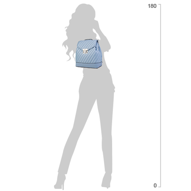 Рюкзак жіночий шкіряний Michael Kors 35F1SX0B6U Pale Blue (194900676226) - зображення 3