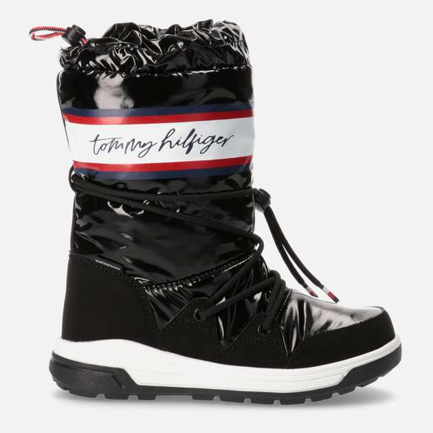Śniegowce dziewczęce Tommy Hilfiger T3A6-32436-1485999- 34 Czarne (8052578028049) - obraz 1