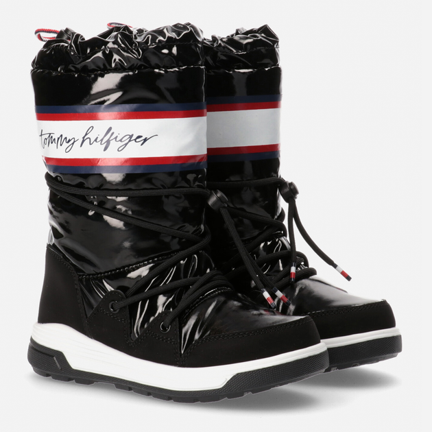 Śniegowce dziewczęce Tommy Hilfiger T3A6-32436-1485999- 40 Czarne (8052578028100) - obraz 2