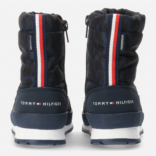 Śniegowce dziecięce dla dziewczynki Tommy Hilfiger T3B6-32547-1486800- 28 Niebieskie (8052578036587) - obraz 5