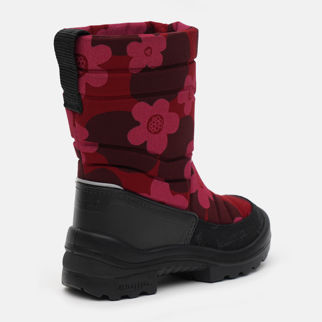 Śniegowce dziecięce dla dziewczynki Kuoma Putkivarsi 1203-0827 28 18.1 cm Ciemnoczerwone z bordowym i różowym (6410901079328) - obraz 4
