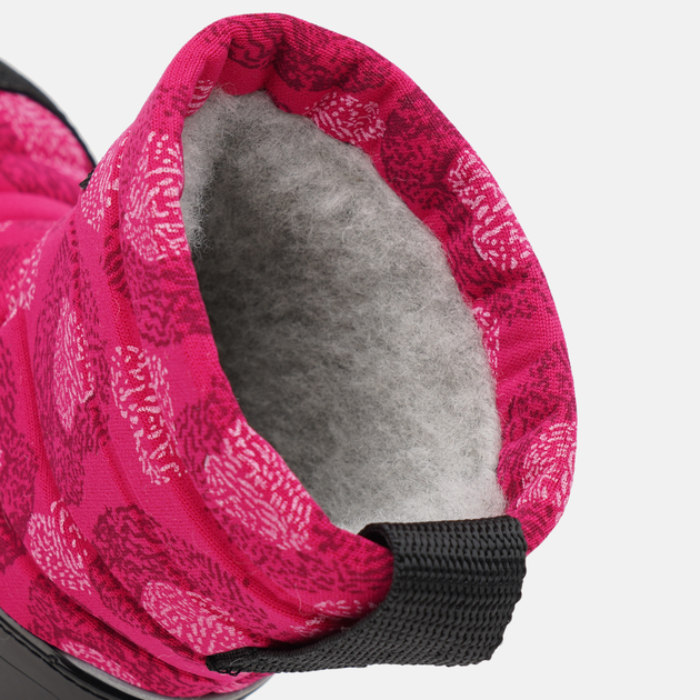 Дитячі зимові чоботи-дутики для дівчинки Kuoma Putkivarsi wool 1303-3753 24 15.4 см Темно-червоні з бордовим і рожевим (6410901445246) - зображення 6