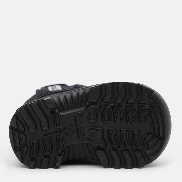 Дитячі зимові чоботи-дутики для хлопчика Kuoma Tarravarsi wool 1311-0337 23 14.8 см Чорні з сірим (6410901418233) - зображення 5
