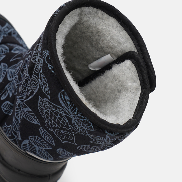Дитячі зимові чоботи-дутики для дівчинки Kuoma Tarravarsi wool 1311-0362 24 15.4 см Чорні (6410901419247) - зображення 6