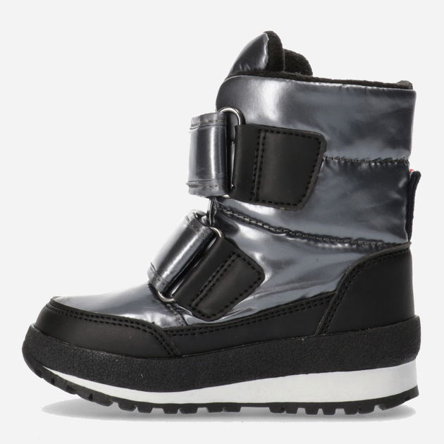Śniegowce dziewczęce Tommy Hilfiger T3A5-32434-1485918- 40 Ciemno srebrne (8052578025505) - obraz 3