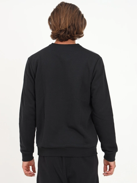 Світшот утеплений чоловічий Adidas 3 Stripe Fleece Sweater GK9106 2XL Чорний (4064045348387 ) - зображення 2