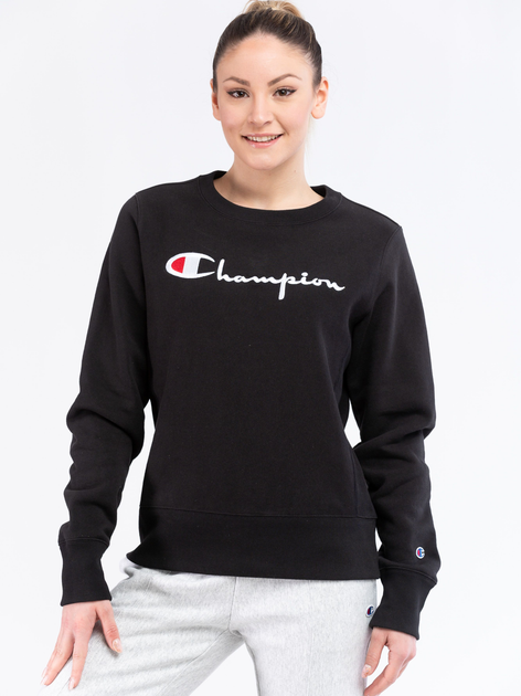 Світшот жіночий Champion 112188-KK001 S Чорний (8056426484506) - зображення 1