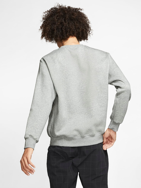 Bluza bez kaptura męska Nike M Nsw Club Crw Bb BV2662-063 L Szara (193146344616) - obraz 2