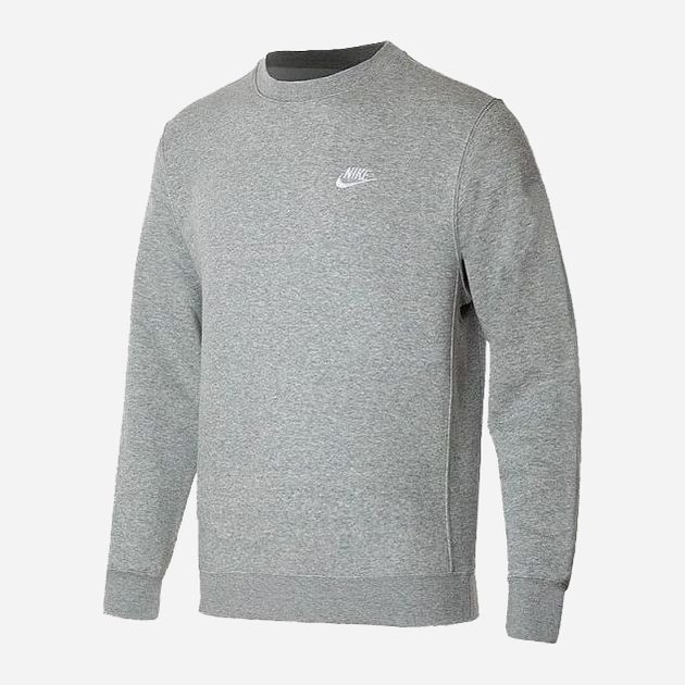 Світшот чоловічий Nike M Nsw Club Crw Bb BV2662-063 M Сірий (193146344609) - зображення 9