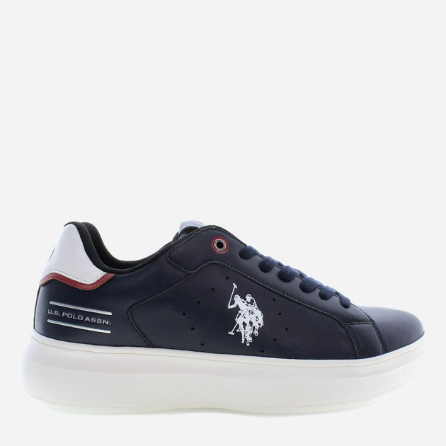 Sneakersy męskie na wysokiej platformie do kostki U.S. Polo Assn JEWEL003M-AY1 43 28 cm Ciemnogranatowe (8055197230893) - obraz 1