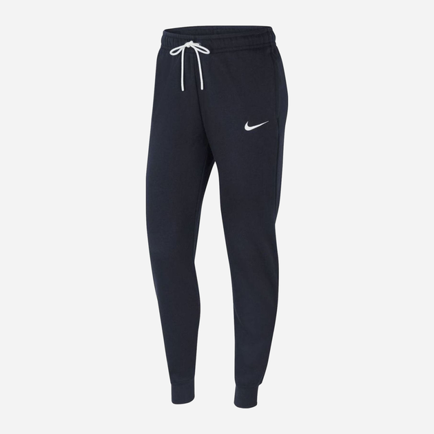Спортивні штани утеплені Nike Cuffed fleece park 20 CW6961-451 XL Обсидіан/Білий (194502381849) - зображення 1
