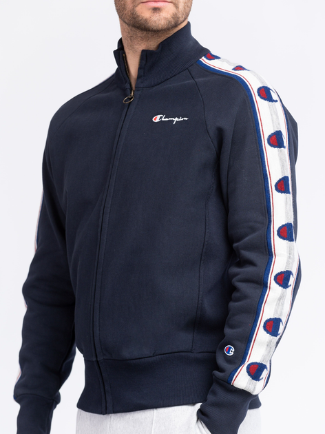 Толстовка на блискавці чоловіча Champion 213736-BS501 S Синя (8056426581076) - зображення 3
