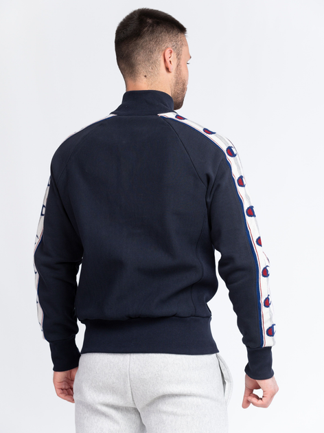 Толстовка на блискавці чоловіча Champion 213736-BS501 XL Синя (8056426581083) - зображення 2
