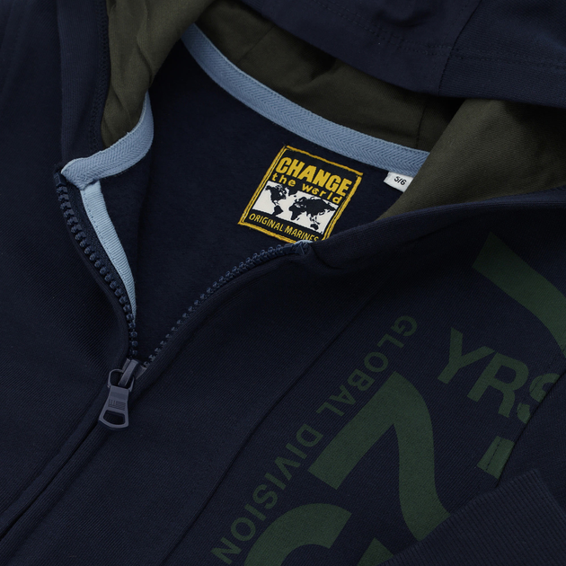 Дитяча толстовка з капюшоном для хлопчика Original Marines DCA2673B-19-3923TCX 98-104 см Синя (2000301455026) - зображення 3