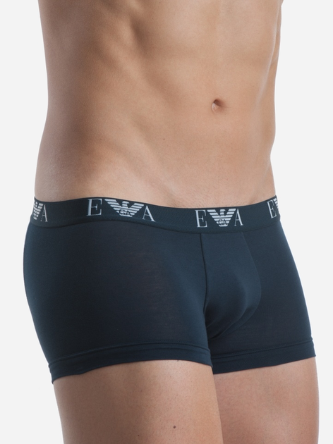Figi-szorty Emporio Armani CC715-111210 S 2 szt Granatowe (8058984889731) - obraz 3