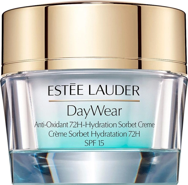 Зволожуючий гель-сорбет для обличчя Estee Lauder Day Wear Anti-Oxidant 72h-Hydration Sorbet Creme SPF15 для нормальної та комбінованої шкіри 50 мл (887167388505) - зображення 1