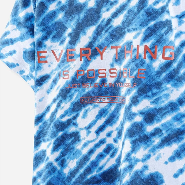 T-shirt 5.10.15 Futuristic Aqua 1I4033 104 cm Niebieski (5902361958417) - obraz 3