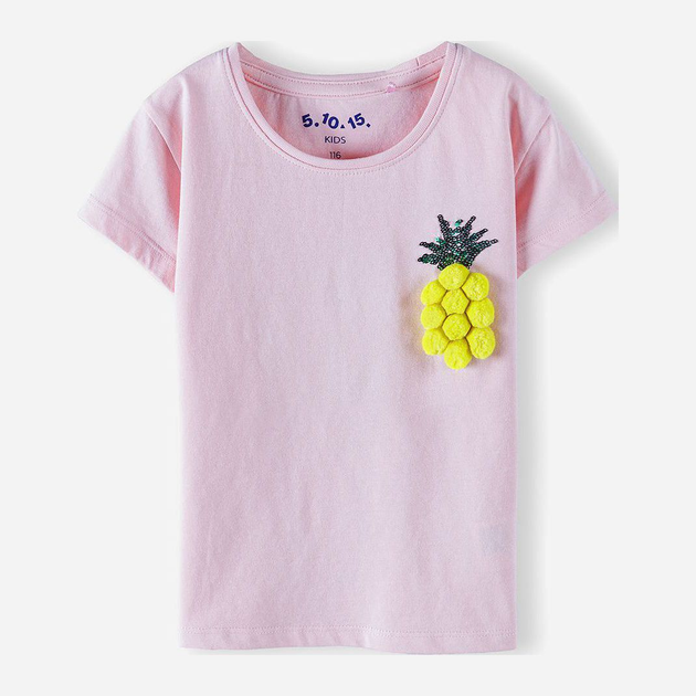 T-shirt 5.10.15 Urban Tropics 3I4059 104 cm Różowy (5902361981736) - obraz 1