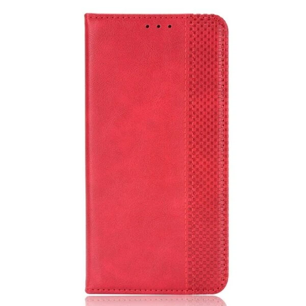 Чехол Deexe Retro Style для Xiaomi Poco F4 / Redmi K40S - Red - изображение 3