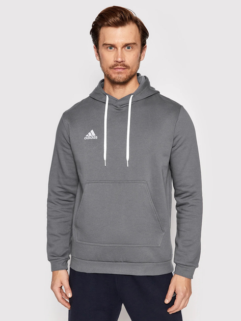 Худі чоловіче Adidas Entrada 22 Hoody HB0578 XXL Сіре (4065418941457) - зображення 1